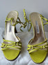 Manolo Blahnik Leather Wrap Sandel