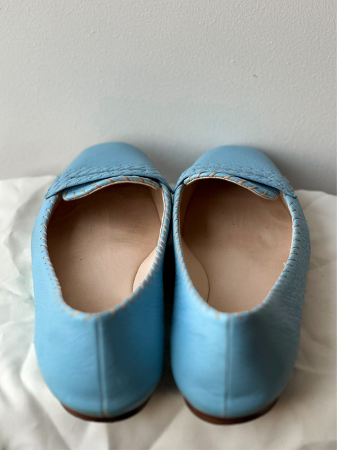 Bottega Veneta blue pumps