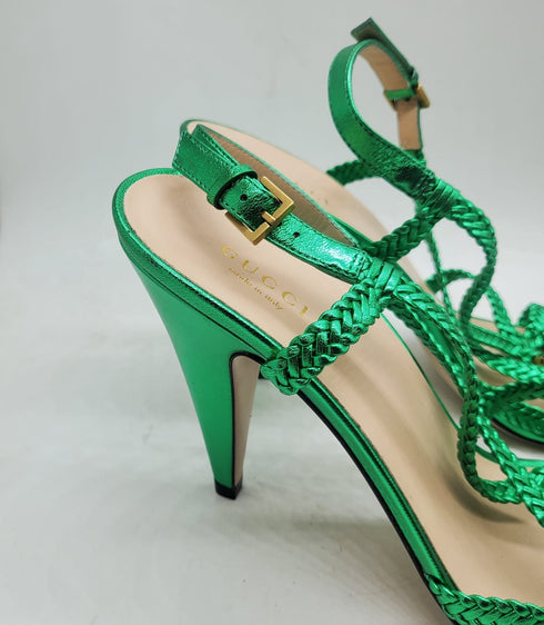 Gucci Crystal Interlocking sandals