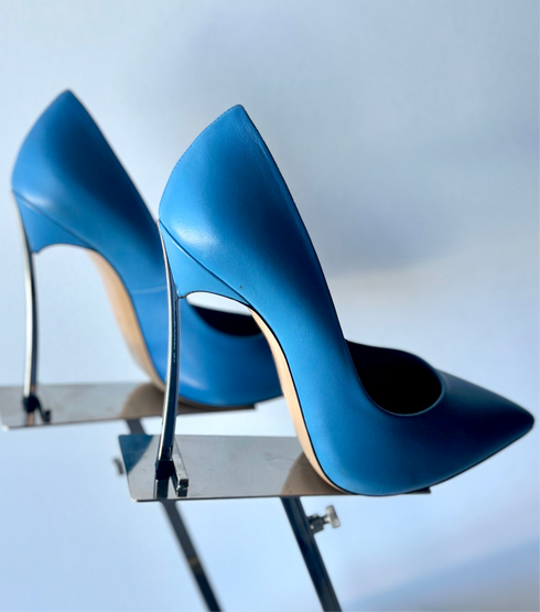 Casadei Blade Leather Pumps