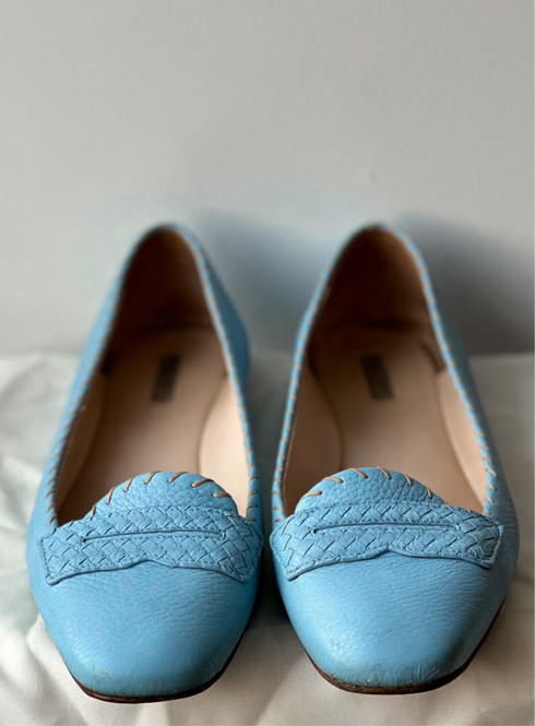 Bottega Veneta blue pumps
