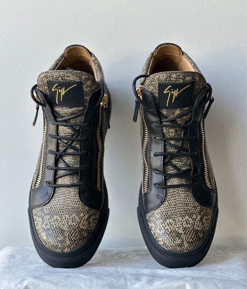 Giuseppe Zanotti Snake Skin high top sneakers