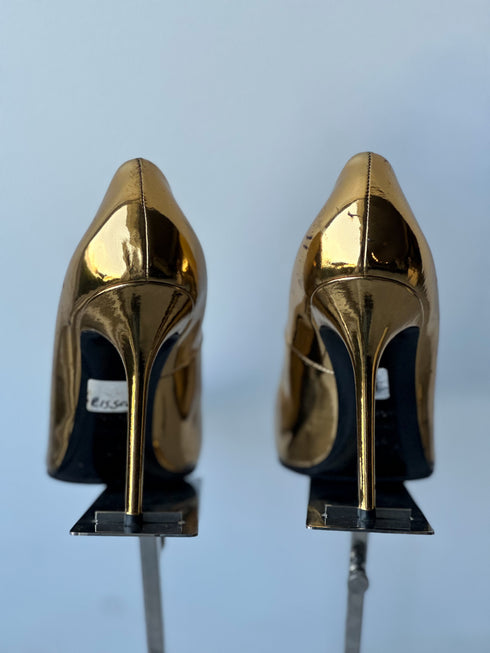 Tom Ford Gold Leather Heels