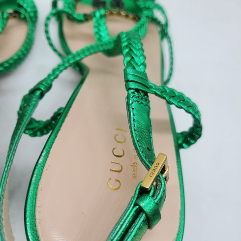 Gucci Crystal Interlocking sandals