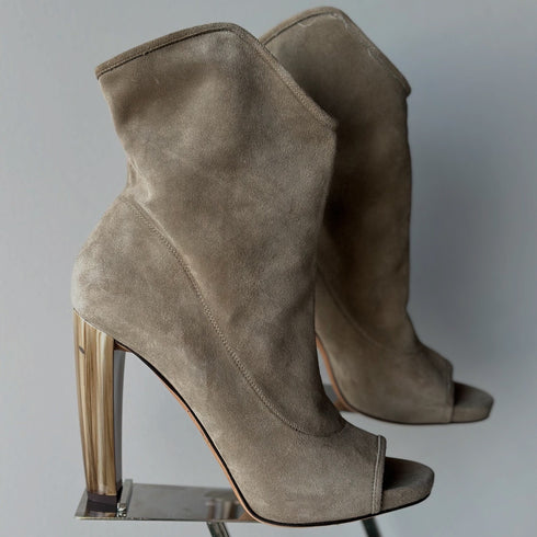 Jimmy Choo Open Toe Booties