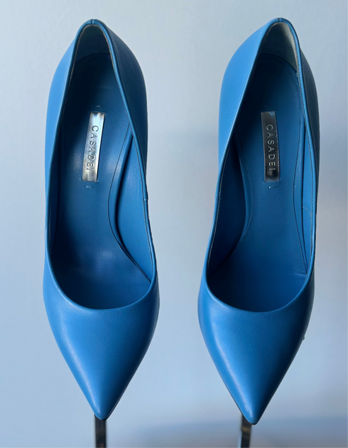 Casadei Blade Leather Pumps