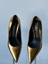 Tom Ford Gold Leather Heels