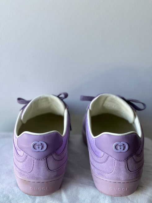 Gucci Lilac Suede Trainers