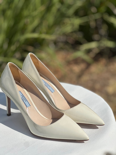 Prada Leather Patent Heels