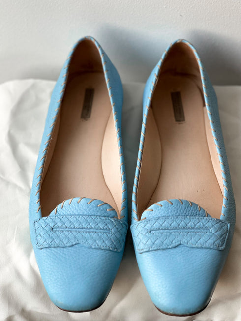 Bottega Veneta blue pumps