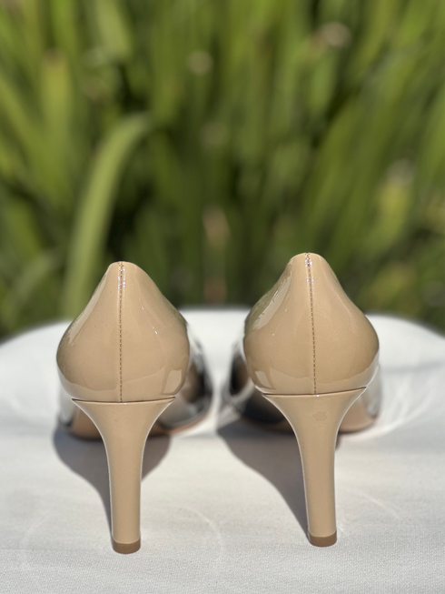 Ferragamo Leo Leather Heels