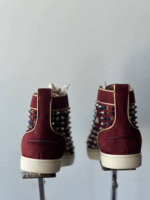 Christian Louboutin
Lou Spikes velvet trainers