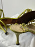 Manolo Blahnik Leather Wrap Sandel