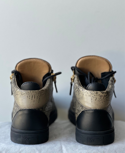 Giuseppe Zanotti Snake Skin high top sneakers