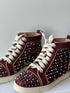 Christian Louboutin
Lou Spikes velvet trainers