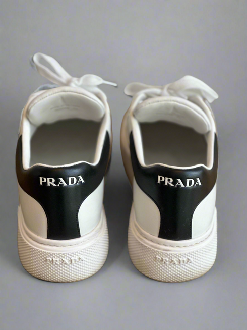 Prada Leather low trainers