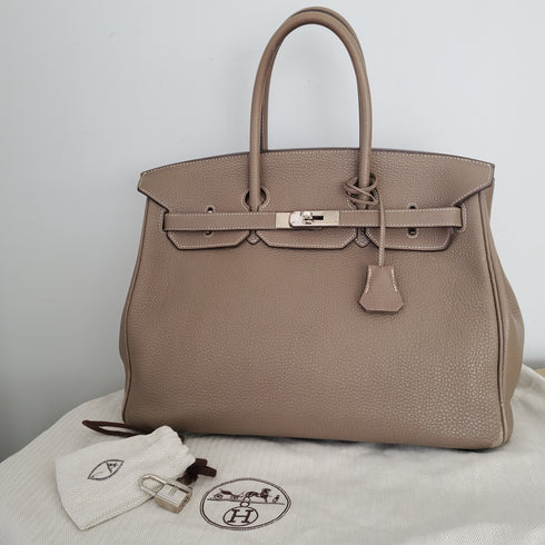 Hermes: Birkin 35 Togo Etoupe