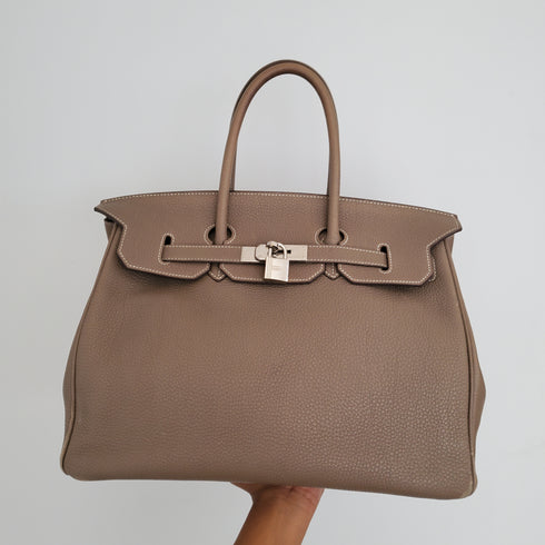 Hermes: Birkin 35 Togo Etoupe